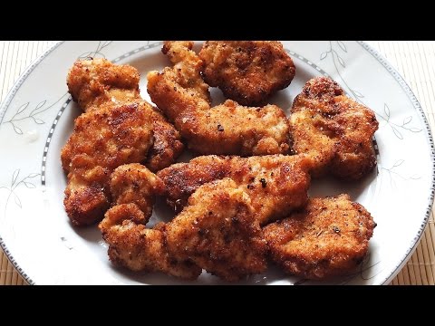Куриные НАГГЕТСЫ с хрустящей корочкой  в домашних условиях   вкусный рецепт попробуйте