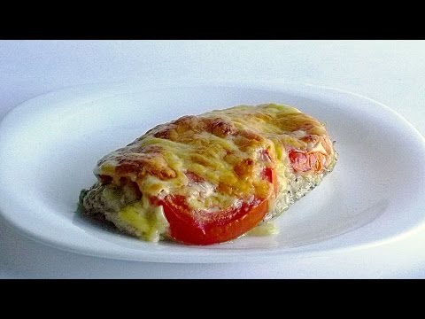 Куриные Отбивные под Помидором кулинарный видео рецепт