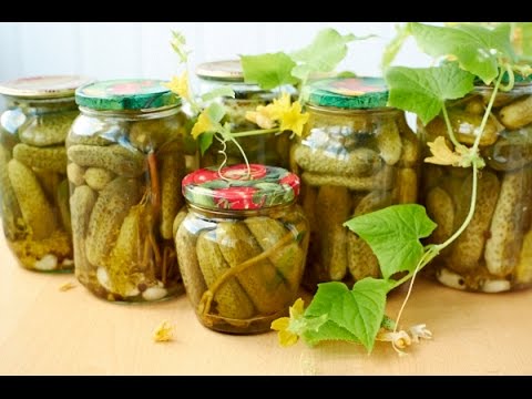 Маринованные хрустящие огурцы на зиму: рецепт