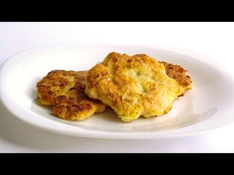 Оладушки из Кабачка и Курицы кулинарный видео рецепт