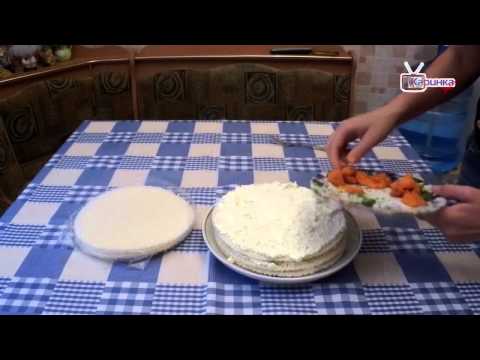 Рецепт творожный торт. Вафельный торт. Торт на скорую.