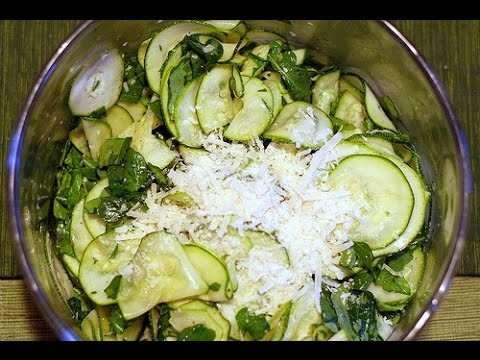 Рецепт. Салат из кабачков