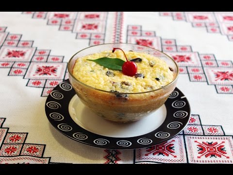 Рисовая запеканка сладкая с сухофруктами Как сделать запеканку Рисова запіканка солодка рецепт