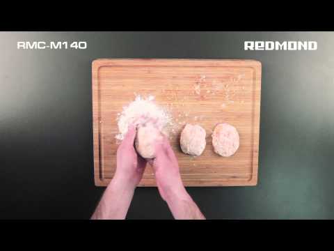 Рыбные котлеты в мультиварке REDMOND RMC-M140. Рецепт для мультиварки.